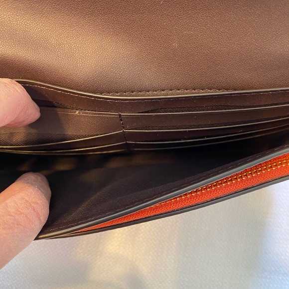 Coach crossbody/clutch Pepper Orange - Picture 9 of 9